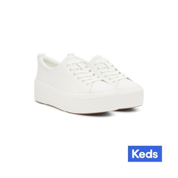 Keds SKYLER LEATHER 厚底皮革小白鞋 WH67872