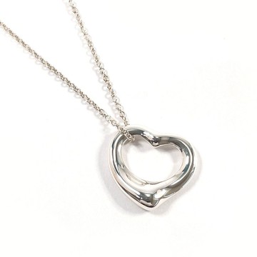 【日本直送 二手美品】蒂芙尼 TIFFANY&Co. 項鍊 經典心形 艾爾莎‧佩提 銀 925 飾品