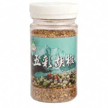 Longyes 隆一 五彩胡椒調味鹽 140g 喜馬拉雅山玫瑰鹽添加  1罐
