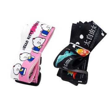 網狐家居-三麗鷗 戽斗星球 太自由女神 蛋黃哥 hello kitty 凱蒂貓 行李束帶 [現貨]