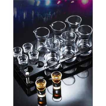 玻璃小酒杯白酒杯酒壺酒盅小號一口杯分酒器喝烈酒套裝家用酒具