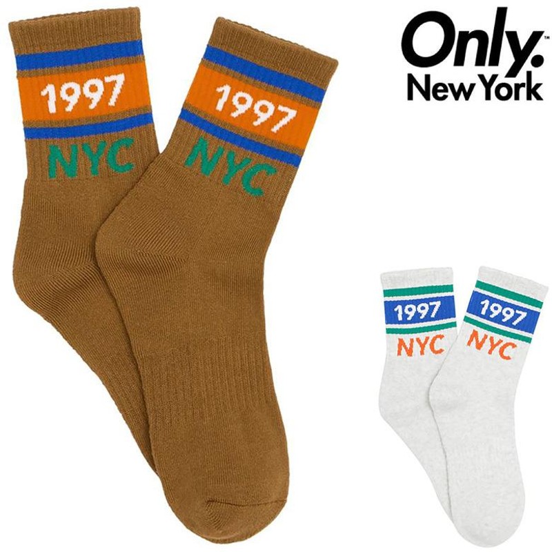 オンリーニューヨーク ソックス ） ONLY NY TRACK ANKLE SOCKS 靴下