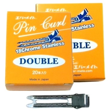 日本 DOUBLE 平卡夾1181 --不鏽鋼 / 20入/ 尺寸5 cm---