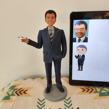 客制化人物公仔 人偶3 D人像畫 似顏繪 肖像 定制 紀念 老闆 退休