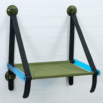 貓吊床 貓咪吊床吸盤式玻璃吊床掛窩貓窩睡覺貓吊籃秋千椅懸掛式窗戶吊床『XY23713』