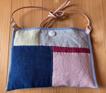 手工編織麻肩包U