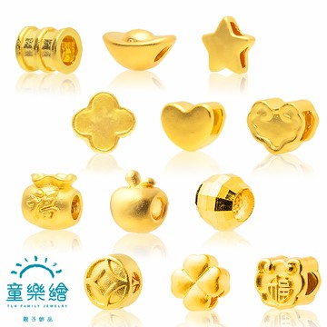 【快速出貨】【童樂繪金飾】 parents-kids line 童心弦親子紅繩系列 12款任選約重0.03錢±0.02 (彌月金飾 彌月禮)