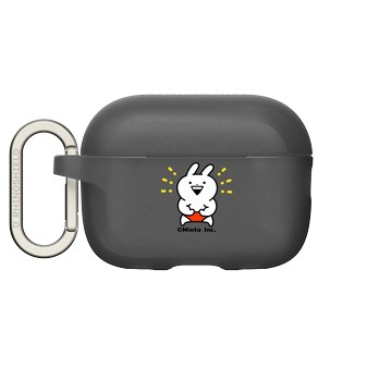 AirPods Pro 2 AirPods Case 黑 - Usagyuuun 小突兔 - 是壯不是胖