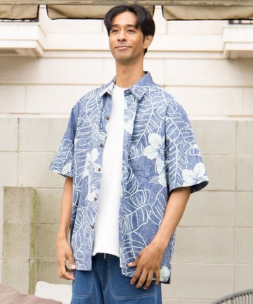 SaibabaEthnique【熱門預購】你好夏威夷男襯衫 (2色) 4HP-6601