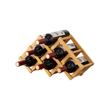 【HappyLife】免安裝折疊紅酒架 6瓶架 Y12411原