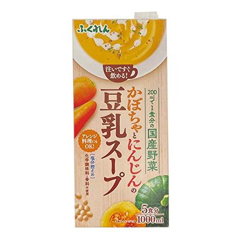 ふくれん かぼちゃとにんじんの豆乳スープ 1L×6個