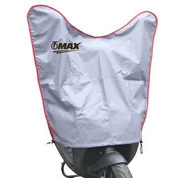 omax加長款超值機車龍頭罩-藍灰色