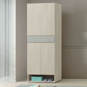 文創集 莫森2.7尺四門單抽高玄關鞋櫃-81x41x202cm免組