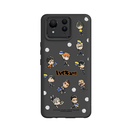 Zenfone 11 Ultra SolidSuit 黑 - 排球少年 Haikyu!! - Q 版人物 - 烏野高中