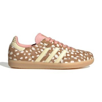 Adidas Samba Og W 女鞋 咖粉色 鹿紋 斑點 復古 德訓鞋 運動 休閒鞋 KJ7447