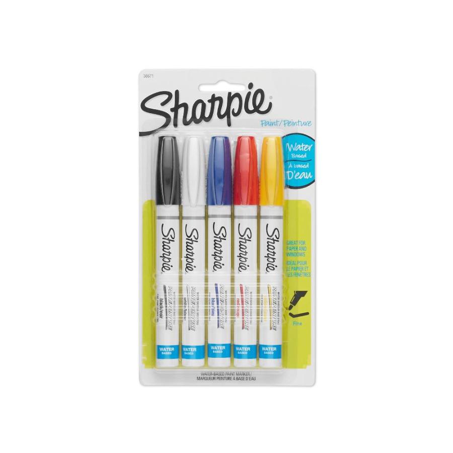 Sharpie 水性ポスターペイントマーカー アソートカラー パック