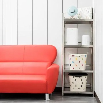 【誠宜居家美學】(三面圍欄)不鏽鋼(四層置物架)長80x40x130cm