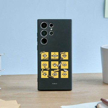 小小兵表情九宮格純色矽膠SAMSUNG手機殼