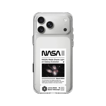 iPhone 17 Pro Max Clear Case（相機按鈕） 透明 - NASA - NASA's Space Telescope - Stephan's Quintet