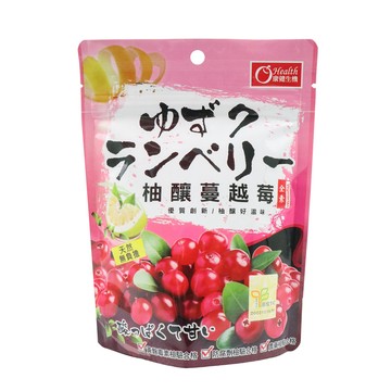 康健 生機柚釀蔓越莓乾(100g/包)