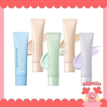 【芃妹】[現貨] the saem 妝前乳 粉底 透氣棉質 空氣棉感 Foundation Make Up Base