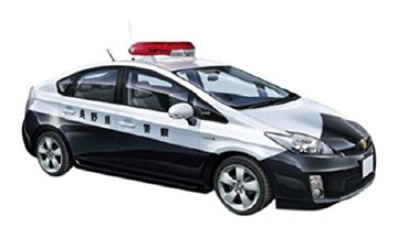 Fujimi 1/24 ID74 Toyota Prius 30 system Early Type radio patrol police car
