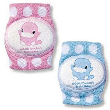 KUKU酷咕鴨幼兒護膝-1雙入(藍/粉)