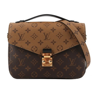 Louis Vuitton Monogram Pochette Metis 雙色郵差包 M44876