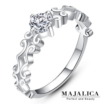 純銀戒指．幸福閃耀．尾戒