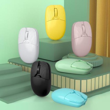 充電無聲藍牙無線鼠標 可愛女生少女游戲辦公電腦使用