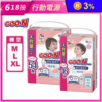 【日本大王】肌快適UJ迪士尼褲型尿布(M/L/XL)