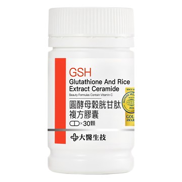 大醫生技 圓酵母穀胱甘肽複方膠囊  1罐  30顆