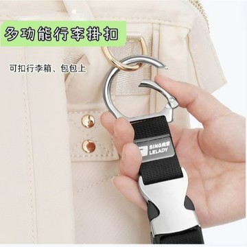 【娜恩小舖】行李袋掛扣 鋅合金扣環  行李綁帶 多功能綁帶 旅行綁帶 行李帶 掛帶 掛扣 提把