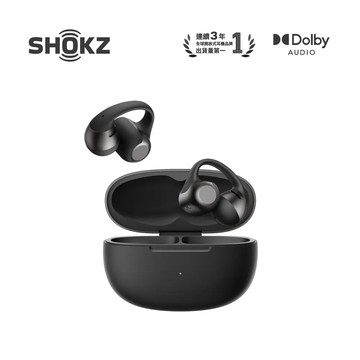 【SHOKZ】OpenDots 2 E320 開放式耳夾藍牙耳機 黑色