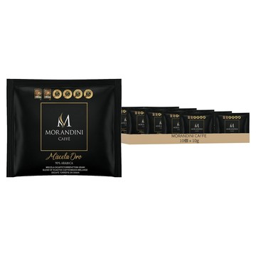 MORANDINI CAFFE 摩蘭迪尼菁英精品咖啡 傳奇奢金六冕咖啡濾掛包禮盒  10g  1套  10個裝