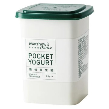 Matthew's choice 馬修嚴選 優格益生菌 來自原型食物 助消化 30包  2g  1套