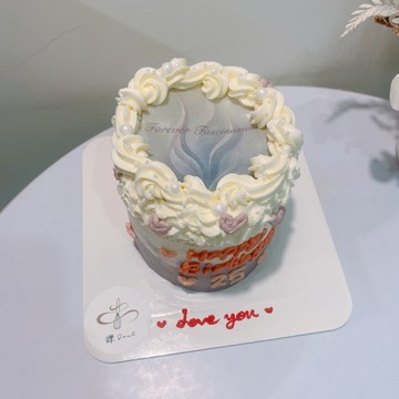 燃燒客製化蛋糕 似顏繪蛋糕 生日蛋糕 4吋蛋糕 鑠甜點 可題字