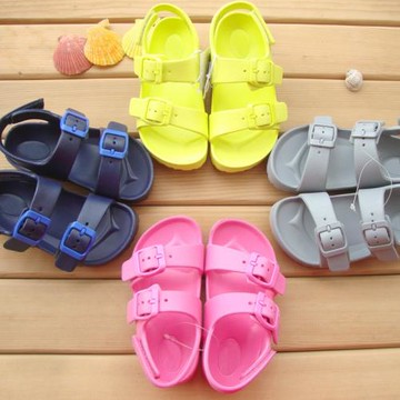 外貿兒童EVA海邊夏潮博肯涼拖鞋