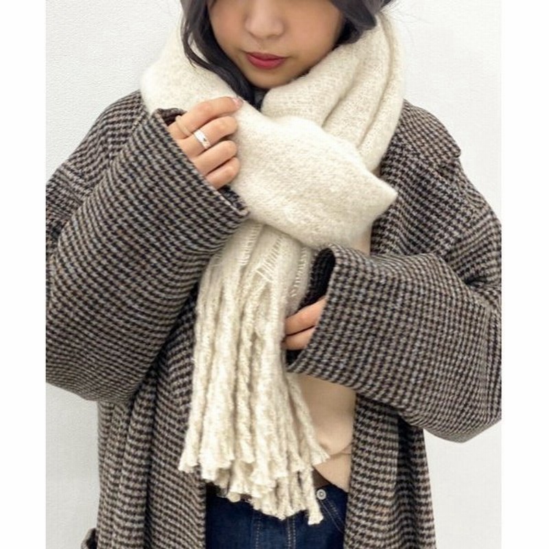 ストール ふっくらフリンジマフラー Zozotown限定アイテム 通販 Lineポイント最大0 5 Get Lineショッピング