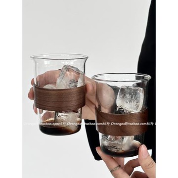 Oranges咖啡店掛耳咖啡杯冷萃拿鐵杯防燙耐高溫茶杯喝水杯飲品杯