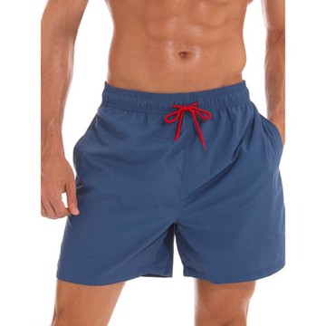 男士寬松五分褲大碼休閑運動短褲速干防尷尬可下水游泳沙灘褲薄款