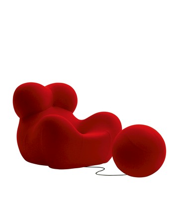 B & B Italia Serie Up 2000 Armchair and Footstool