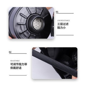 【優選百貨】MF14型防毒面具自吸過濾式全面具呼吸器面罩毒氣粉塵化工氣體噴漆 可開發票  拍賣