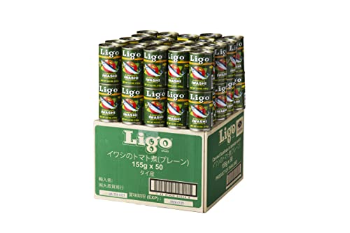 Ligo イワシのトマト煮 155g x 50缶防災 備蓄 保存食 いわし缶