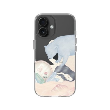iPhone 16 Clear Case（相機按鈕） 透明 - 欣蒂小姐 Miss Cyndi - 夢裡的熊