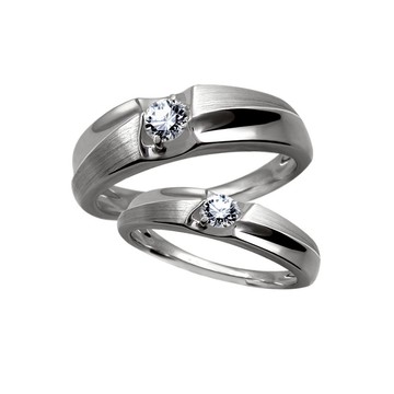 KOR蔻兒鑽石 真愛幸福 結婚對戒/周年紀念戒 鑽石戒指