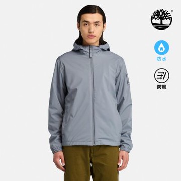 Timberland 男款藍灰色防水三合一外套|A4512073