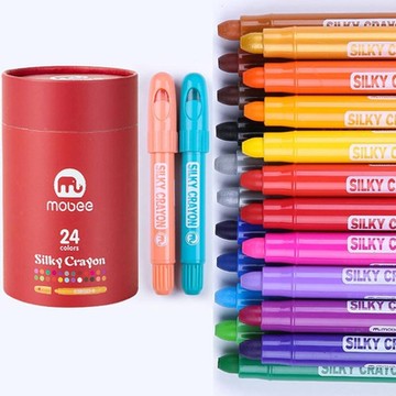 Baby童衣 絲滑旋轉可水洗水溶性蠟筆24色 11513