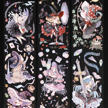 703 的魔女們 PET 和紙膠帶 貝殼光