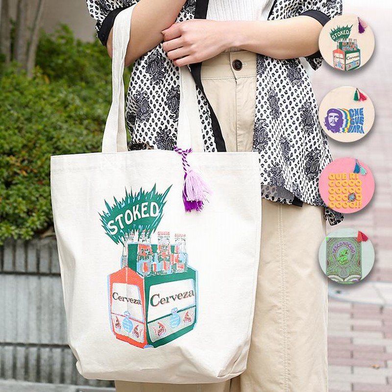 RRL パッカブル コットンブレンド トートバッグ トロピカルプリント